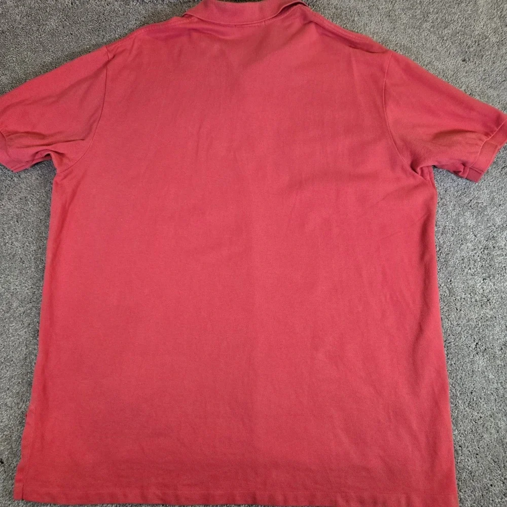 Polo Ralph Lauren Shirt Mens XXL‎ Red Golf Polo Green Pony Logo
